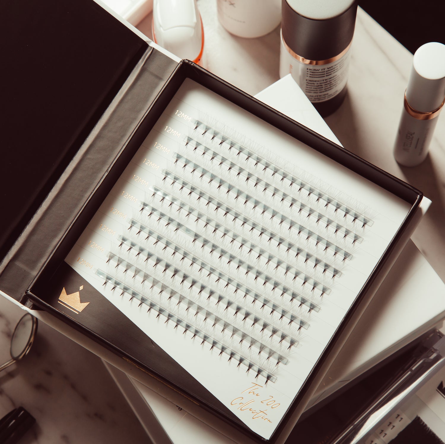 200 Promade Crystallized Fans™ 0.05mm