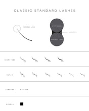 Load image into Gallery viewer, Eyelash Extension Information Card, Classic Style
